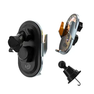 Supporto per telefono cellulare con ricarica magnetica per Auto 15w supporto per caricabatterie per Auto Auto Auto con rilevamento automatico