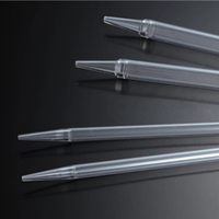 Pipettes d'aspiration jetables 1 ml 2 ml 5 ml 10 ml stériles non pyrogènes, pipette sérologique