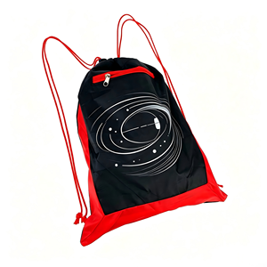 Mochila deportiva ligera con cordón y bolsillo frontal con cremallera, bolsa de gimnasio portátil para eventos deportivos, bolsa de almacenamiento de gran capacidad - Product Image 4