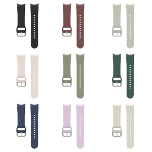 Nueva Correa de Repuesto de Silicona de 20 mm para Reloj, Compatible con Hebilla de Liberación Rápida, Conectores Curvos, Correa Deportiva Suave - Product Image 5