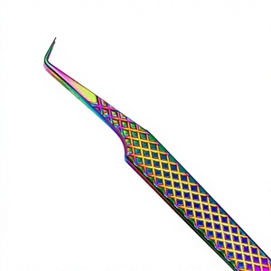 Pinzas para Extensión de Pestañas con Punta Puntiaguda, Volumen, Marca Privada, Logotipo Personalizado, Acero Inoxidable, Reutilizables, Duraderas, DANTRIC - Product Image 2