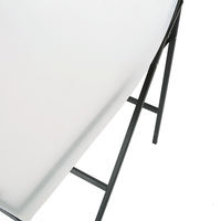 Table de photographie portable flexible mini studio en ABS blanc 0,6 m x 1 m pour appareil photo