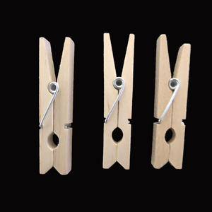 Mollette per <span class=keywords><strong>Foto</strong></span> per Uso Domestico, Assortite e Colorate, in Legno, Antivento - Product Image 1