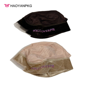 Hai mặt nhung ren lưới Tóc Giả <span class=keywords><strong>cap</strong></span> Breathable Dome <span class=keywords><strong>Cap</strong></span> cho tóc giả làm nhung Túi Loại sản phẩm - Product Image 3