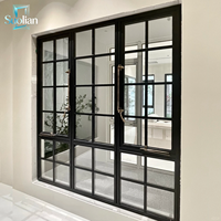Ventana Francesa de Aluminio con Aislamiento Térmico y Vidrio Laminado para Hogares Silenciosos y Confortables