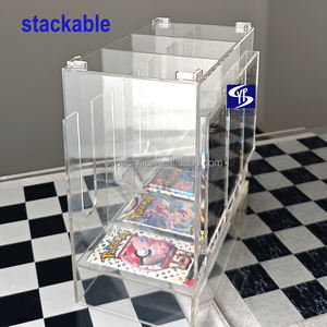 Distributeur empilable en acrylique transparent SYP pour les paquets de cartes Pokémon SWORD and SHIELD TCG, présentoir en acrylique pour les paquets de cartes Pokémon - Product Image 6