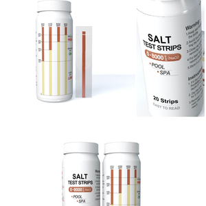 Home and hotel use salt test strips for Spa/ hot tub & container water salt analysis strip accessories