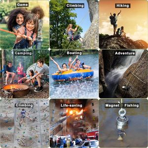 Tùy chỉnh chất lượng cao năng động núi đá nylon an toàn leo dây 8mm-16mm làm bằng polyester bền - Product Image 6