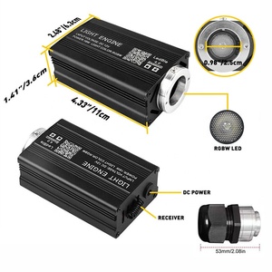 Kit Motore Luce a Fibra Ottica LED RGBW 16W IP65 Effetto <span class=keywords><strong>Cielo</strong></span> Stellato per Auto, 1000 pz, con App e Telecomando - Product Image 4