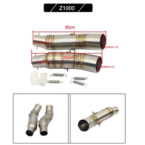 Accessoires moto tuyau d'échappement moto moyen tuyau de liaison tuyau pour Z1000 Z800 Z900 Z600 <span class=keywords><strong>Z750</strong></span> - Product Image 5