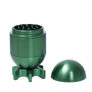 Nouveau design en alliage d'aluminium 90*50mm broyeur d'herbes sèches à 4 couches broyeur à fumer broyeur à tabac avec logo personnalisé - Product Image 5