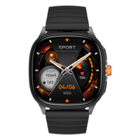 Montre connectée personnalisable AW83 avec appels Bluetooth, écran AMOLED de 1,43 pouce, étanche, montre connectée sportive