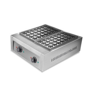 电动章鱼丸机56孔章鱼烧设备