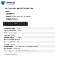 Matriz de Almacenamiento Unificado Lenovo ThinkSystem DM5200F All Flash NVMe, SAN/NAS de 2U y 24 Bahías SFF para Base de Datos, Nube, IA, compatible con NVMe
