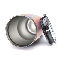 Gobelet isotherme à double paroi en acier inoxydable de 30 oz, avec revêtement en poudre, pour bière et café, idéal pour les voyages et la voiture, fabrication OEM/ODM, électroplaqué au laser.