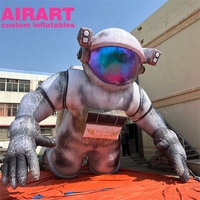 Astronautes gonflables à LED colorés nouvellement conçus, figurines d'astronautes gonflables géants pour l'affichage
