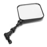 Rétroviseurs de moto noirs durables et portables, réglage pour tous les angles pour Suzuki DR 200 250 DR350 DRZ 400 650 DR650