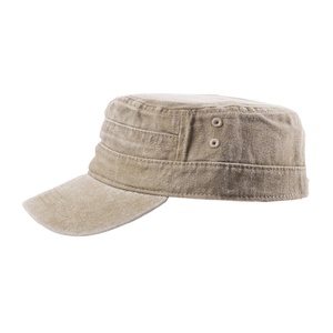 Casquettes décontractées pour hommes, casquettes plates effet vieilli, casquettes en jean 100% coton, casquettes de baseball en toile lavée, vente en gros OEM - Product Image 4
