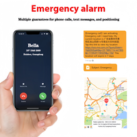 Échantillon gratuit SOS 130Db Envoi automatique de l'emplacement aux contacts d'urgence Alarme de défense personnelle Alarme de sécurité personnelle d'urgence