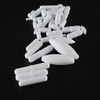 Barra agitadora de laboratorio blanca B, barra agitadora magnética de PTFE, barras giratorias AlNiCo, anillo, mezclador agitador magnético, batidos de café, Material de laboratorio