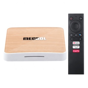 Mecool KM6 ATV Amlogic S905X4 KM6 Deluxe <span class=keywords><strong>Android</strong></span> 10 4GB RAM 64GB ROM 5 Gam Dual Band <span class=keywords><strong>WiFi</strong></span> 4 K Chứng Nhận ATV <span class=keywords><strong>BOX</strong></span> Thông Minh <span class=keywords><strong>TV</strong></span> <span class=keywords><strong>Box</strong></span> OTT - Product Image 1