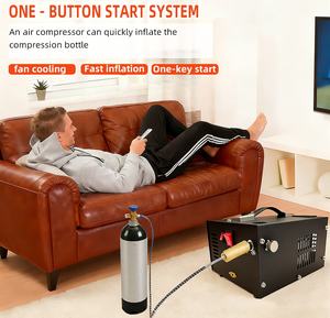 Безмасляный воздушный компрессор высокого давления 30 МПа (4500 фунтов на кв. дюйм) с поддержкой нескольких напряжений для аквалангов и баллонов для дайвинга - Product Image 4