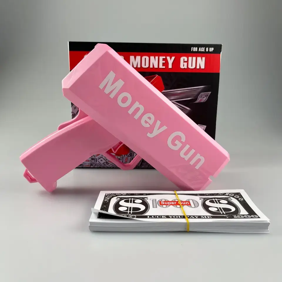 Film kualitas tinggi mainan pistol uang Prop Biljetten Euro 20 50 100 dolar Amerika Serikat realistis polimer Inggris