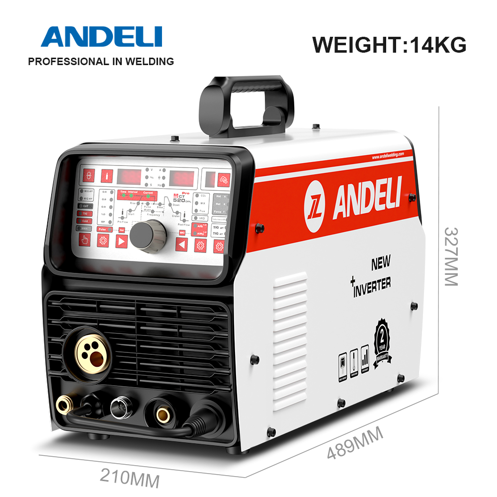 ANDELI MCT-520DPL PRO 多機能溶接機 MIG/TIG/MMA/CUT/COLD溶接/MIG