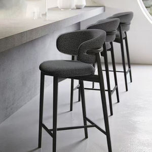 Taburete de <span class=keywords><strong>Bar</strong></span> de Diseño Europeo de Lujo, Silla Alta para Barra de Cocina, Comedor, Sala de Estar, Restaurante, Uso en el Hogar y Oficina - Product Image 3
