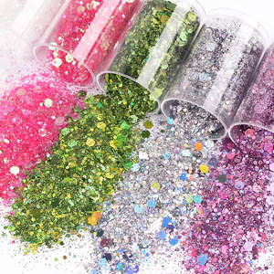 Oferta Especial: Lentejuelas Holográficas Plateadas en Forma de Estrella para Decoración de Uñas de Año Nuevo, Confeti DIY - Product Image 3