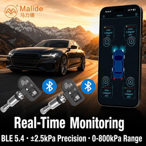 4 Dahili Sensörlü BLE TPMS 116Psi Araç Lastik Basınç İzleme Sistemi Tüm 4 Tekerlekli Araçlar İçin Evrensel OEM ODM Toplu Tedarik - Product Image 1