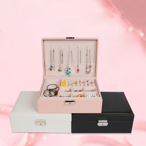 Modern Custom Logo Jewelry Box Set with Buckle for Ring <b>Earring</b> Bracelet Private Label Jewelry Container - Product Image 2