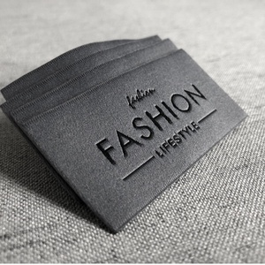 Étiquette tissée personnalisée avec logo, en polyester et coton, pour vêtements, patchs à coudre sur les vêtements, pour sacs, étiquettes principales lavables pour vêtements - Product Image 5