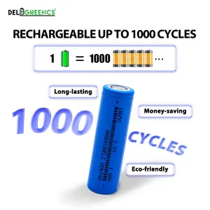 Batterie d'alimentation Li-ion rechargeable directe au lithium-ion haute capacité 18650 3.7v 1800mah avec protection PTC