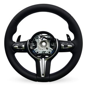 Volante Deportivo de Cuero para <span class=keywords><strong>BMW</strong></span> E60 E90 E92 F10 F30 F32 F20 F07 F01 F02 F22 F87 F12 F06 F35 F80 F36 F18 M3 M4 <span class=keywords><strong>M5</strong></span> - Product Image 3