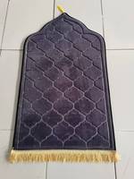 Tapis de prière islamique personnalisé en mousse à mémoire de forme douce, rembourré, portable, gaufré, tapis de prière musulman