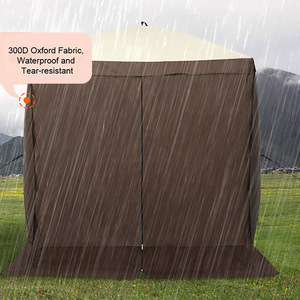 Gazebo Portátil de Cuatro Esquinas con <span class=keywords><strong>Camuflaje</strong></span>, Impermeable, Plegable, Equipo de Camping, <span class=keywords><strong>Toldo</strong></span> con Mosquitera, <span class=keywords><strong>Toldo</strong></span> Automático - Product Image 5