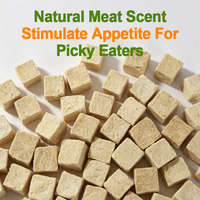 Cubes de viande de canard lyophilisés pour chiens et chats, friandises pour animaux de compagnie, friandises à mâcher pour les dents, alimentation quotidienne, approvisionnement direct d'usine