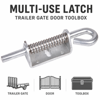 Loquet à ressort robuste en zinc pour porte de remorque, porte de garage, boîte à outils OEM ODM