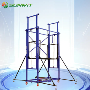 Sollevatore elettrico elettrico con piattaforma idraulica da 8 M, sollevatore per impalcatura automatico pieghevole - Product Image 3