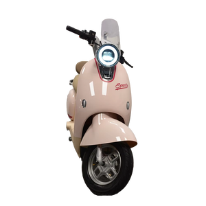 Trottinette électrique Fashion EP rose beige avec siège et roues de 14 pouces, style trajet urbain - Product Image 2