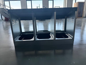Kim loại lớn gà hộp gà Coop Lồng hộp cho gà mái nắp che để bảo vệ trứng dễ dàng trứng Bộ sưu tập màu xanh lá cây - Product Image 4