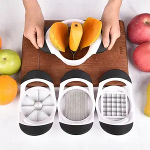 Thép không gỉ APPLE Chopper trái cây Cutter corer Rau Salad Peeler Slicer với xử lý đa chức năng tiện ích nhà bếp công cụ