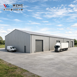 Nave Industrial de 50m x 100m con Estructura de Acero, Columnas en H y Vigas en I - Product Image 1