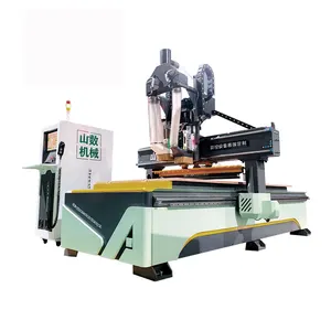 3 צירים קינון נתב CNC מכונת עיבוד עץ 2040 Atc CNC נתב עץ לחיתוך MDF כרסום חריטה מלך