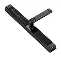 Serrure de porte intelligente étanche, fine, à empreinte digitale, en alliage de zinc, Tuya Wifi TTlock, entrée sans clé, serrure de porte électronique pour la maison