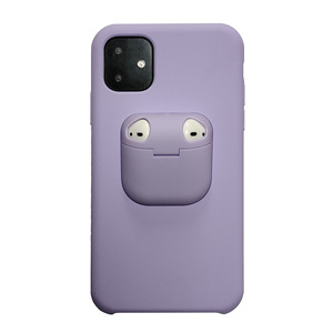 With <span class=keywords><strong>Earpods</strong></span> New Arrivals Liquid Silicone mobile phone bags Case Cover for <span class=keywords><strong>iPhone</strong></span> 6/6s/7/8 plus X/XS/XR/XS MAX/<span class=keywords><strong>iPhone</strong></span> 11 2020 - Product Image 4