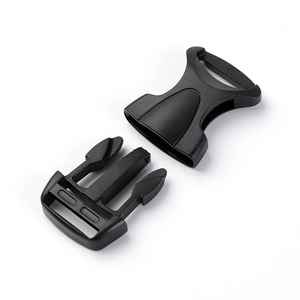 Hebilla de Plástico para Mochila de 20 mm, Negra, Ajustable, con Cierre a Presión, para Accesorios de Senderismo al Aire Libre - Product Image 3