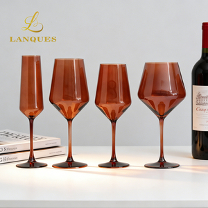 Verres à vin Lanques Ombre Grey Colorés pour <span class=keywords><strong>Champagne</strong></span>, Vin Rouge et Bordeaux – Idéaux pour la Maison, l'Hôtel et les Événements - Product Image 4