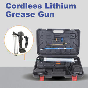 Pistolet à graisse électrique haute pression Pistolet à beurre automatique portable pour pelle de qualité industrielle Nouvelle arrivée <span class=keywords><strong>Batterie</strong></span> Grand arbre - Product Image 2